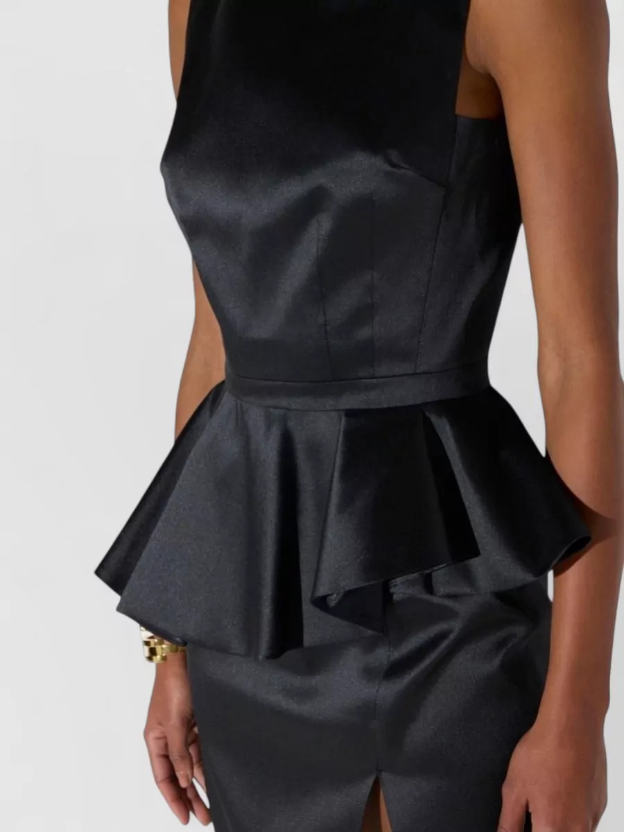 Elisabetta Franchi Silk Knee-Length Mini Dress