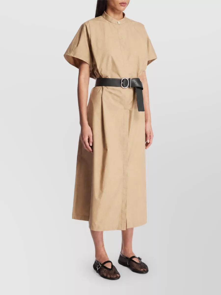 Jil Sander Cotton Midi Dress