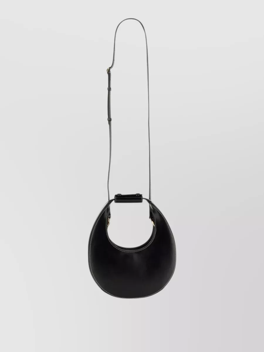 Staud Moon Mini Leather Bucket Bag