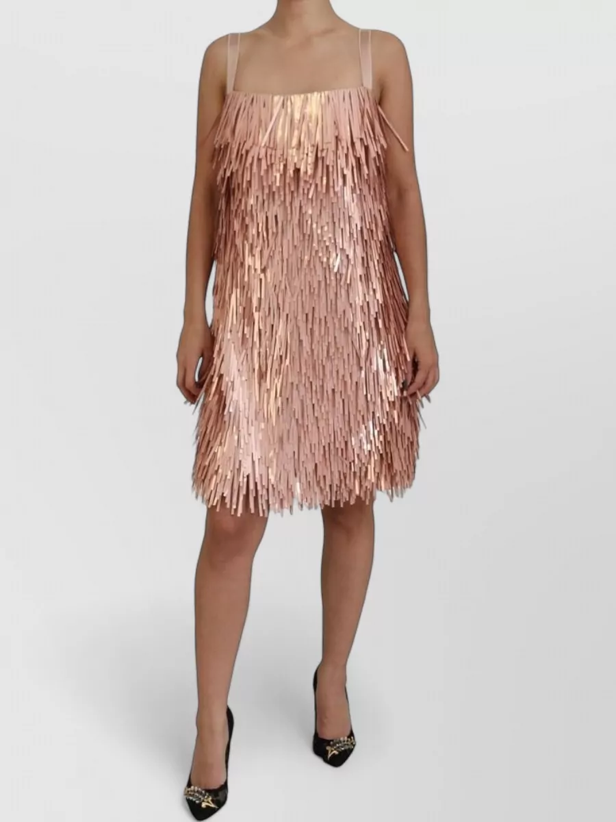 Dolce&Gabbana Tinsel sleeveless knee-length dress