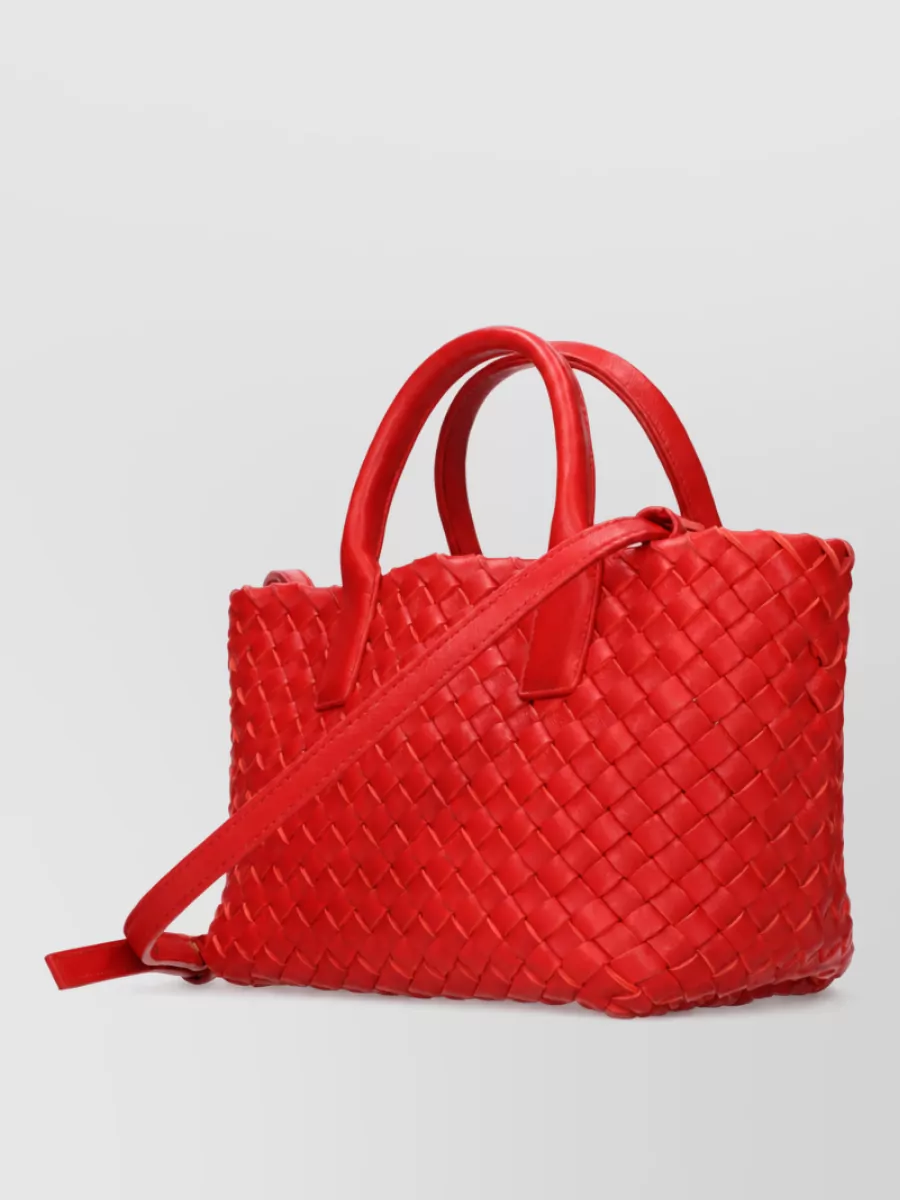 Bottega Veneta Cabat Mini Leather Tote Bag