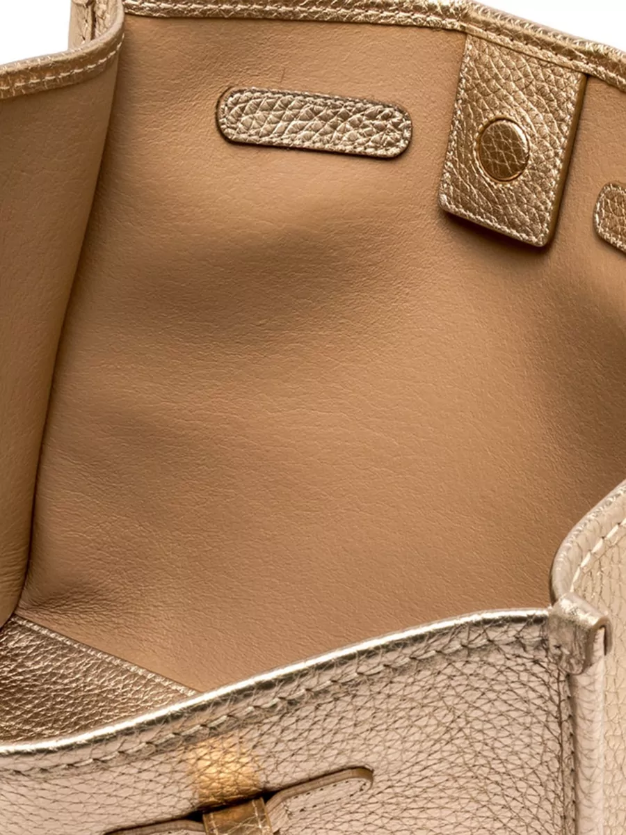 Gianni Chiarini Marcella Tote Bag Dual Handles Metallic