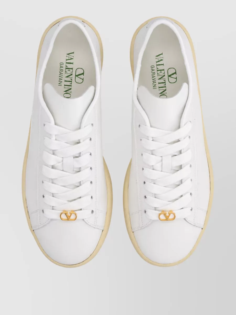 Valentino Garavani Royco Lace Up Sneakers Low Top
