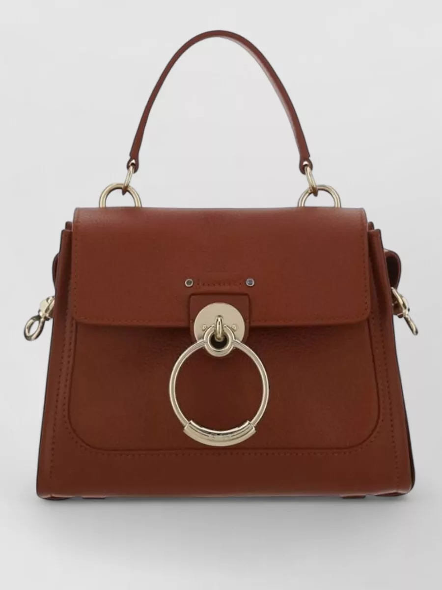 Chloé tess small leather bucket bag