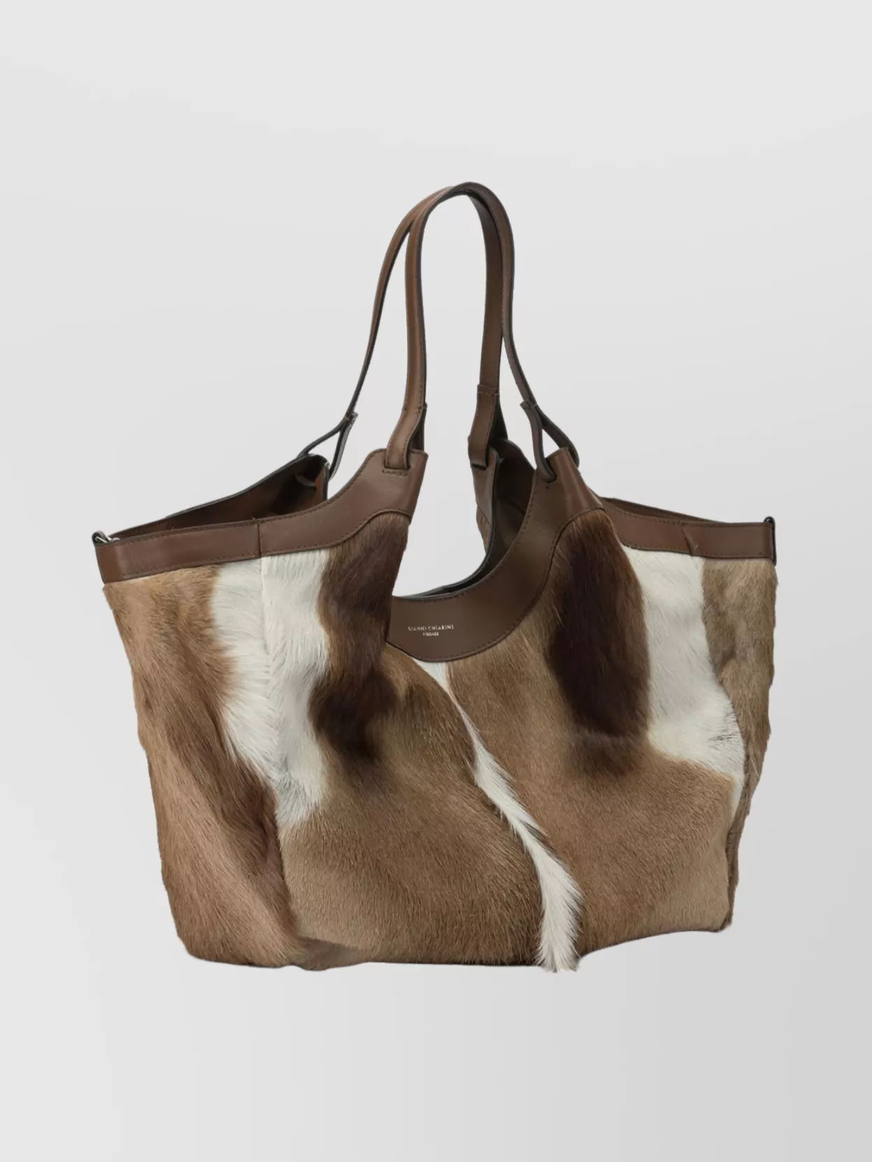 Gianni Chiarini Textured Shoulder Bags Featuring Dual Handles