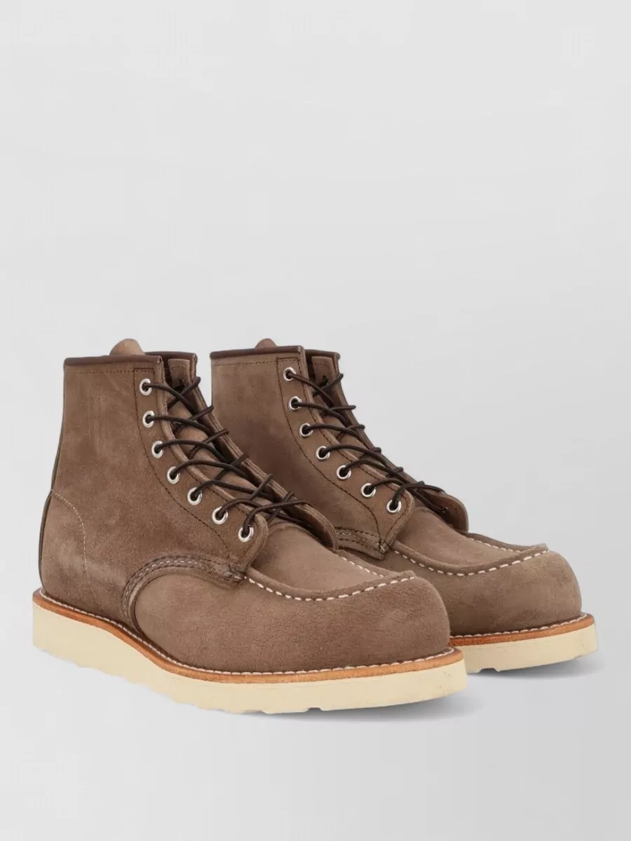 Red Wing Shoes Leather Lace-Up Boots