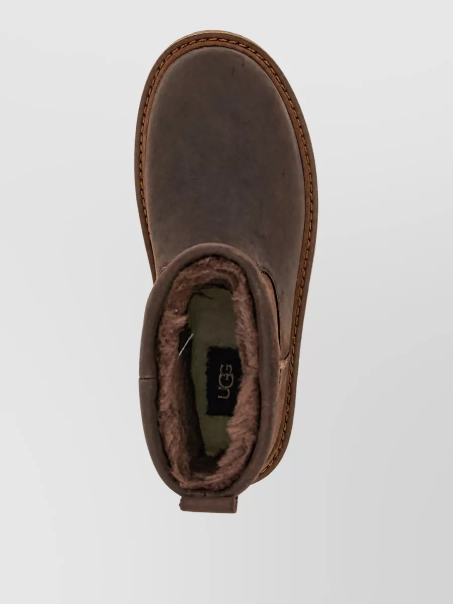 Ugg Leather Ankle Boots
