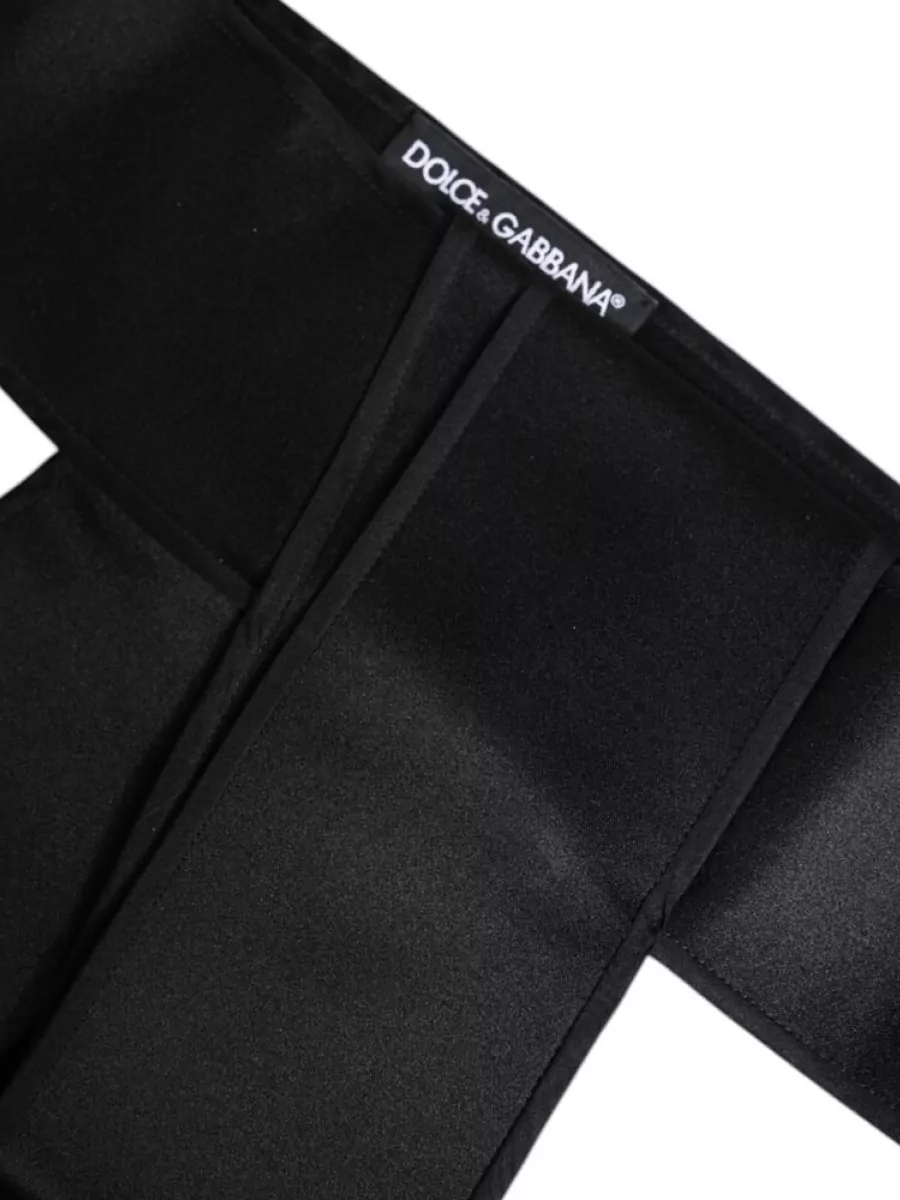 Dolce&Gabbana Silk Satin Wide Waist Belt