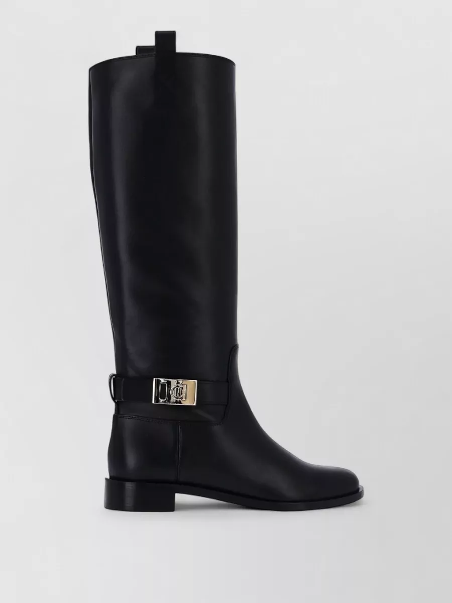 Ferragamo Leather Ankle Boots
