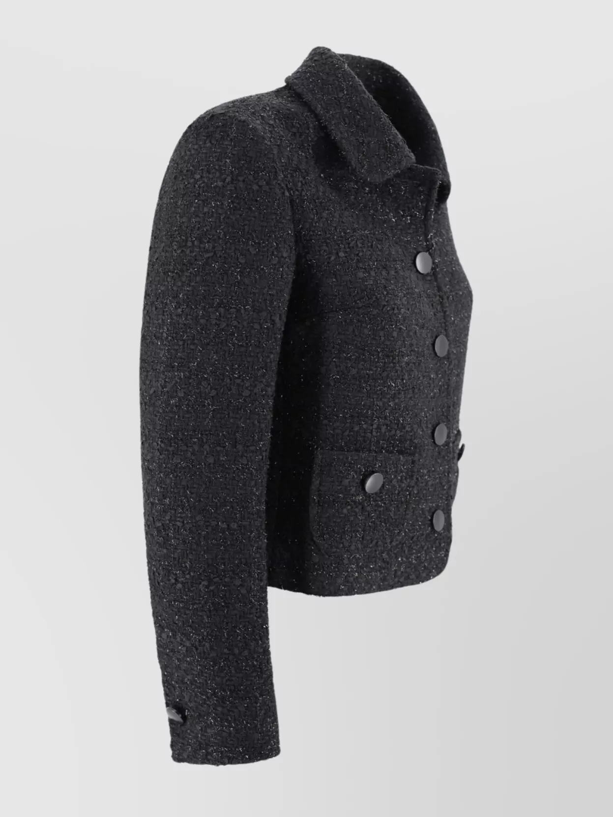 Tagliatore Textured Fabric Blazer Front Pockets
