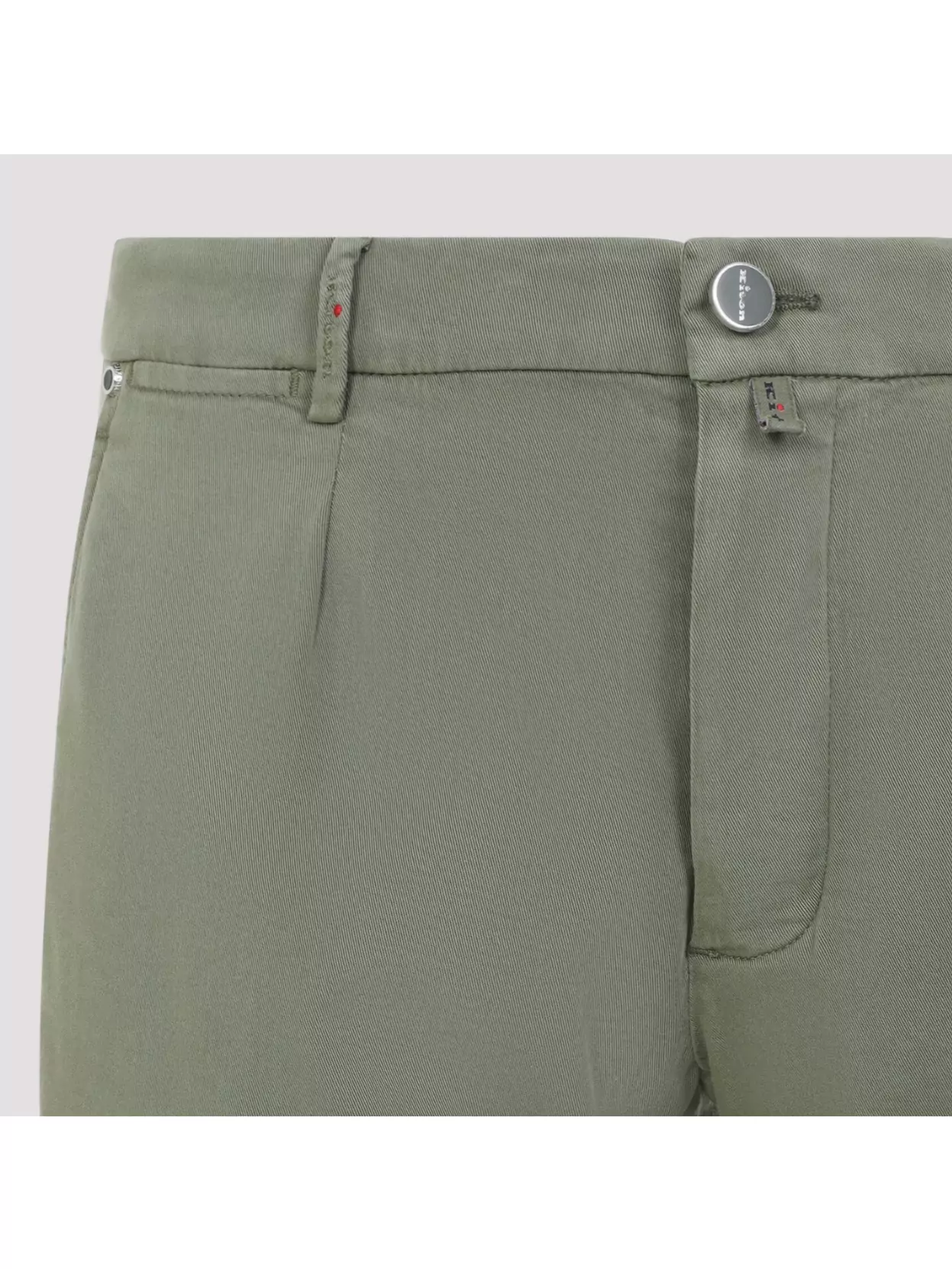 Shop Kiton Lyocell Blend Knee-length Shorts