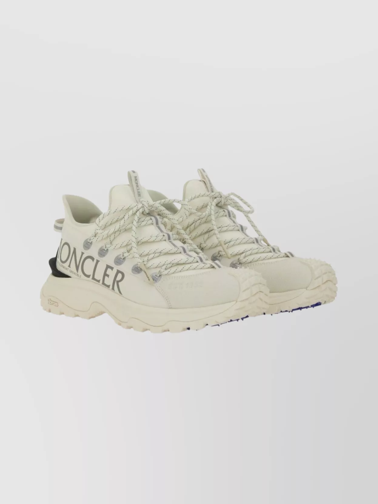Moncler Lightweight Trail Grip Sneakers In Neutral