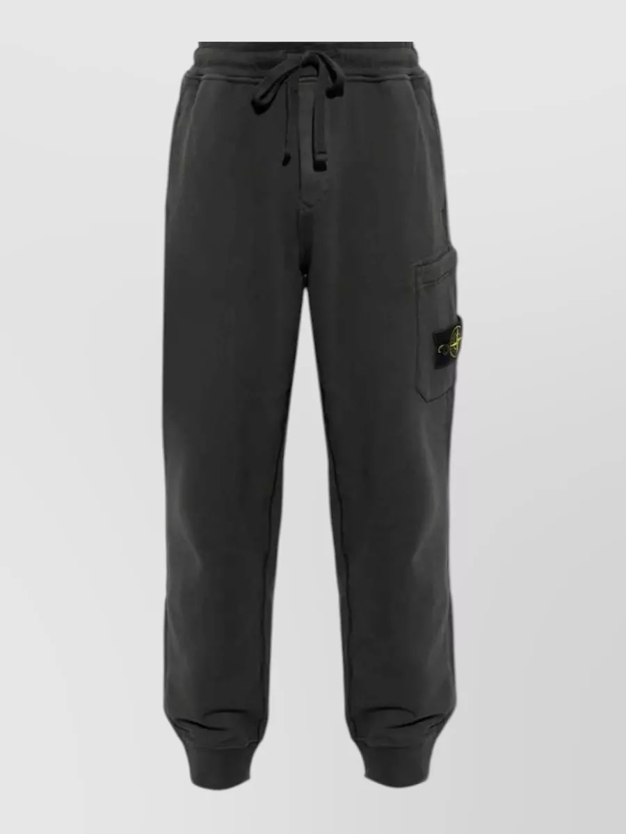 Stone Island cotton jersey high-rise joggers