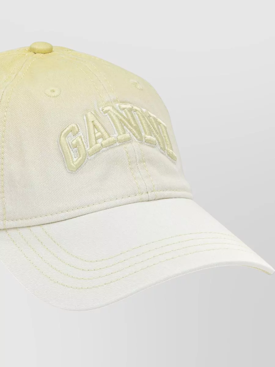 Ganni Cotton Baseball Cap