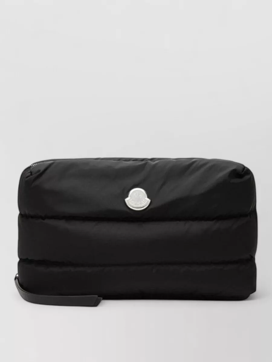 Moncler caradoc quilted clutch bag