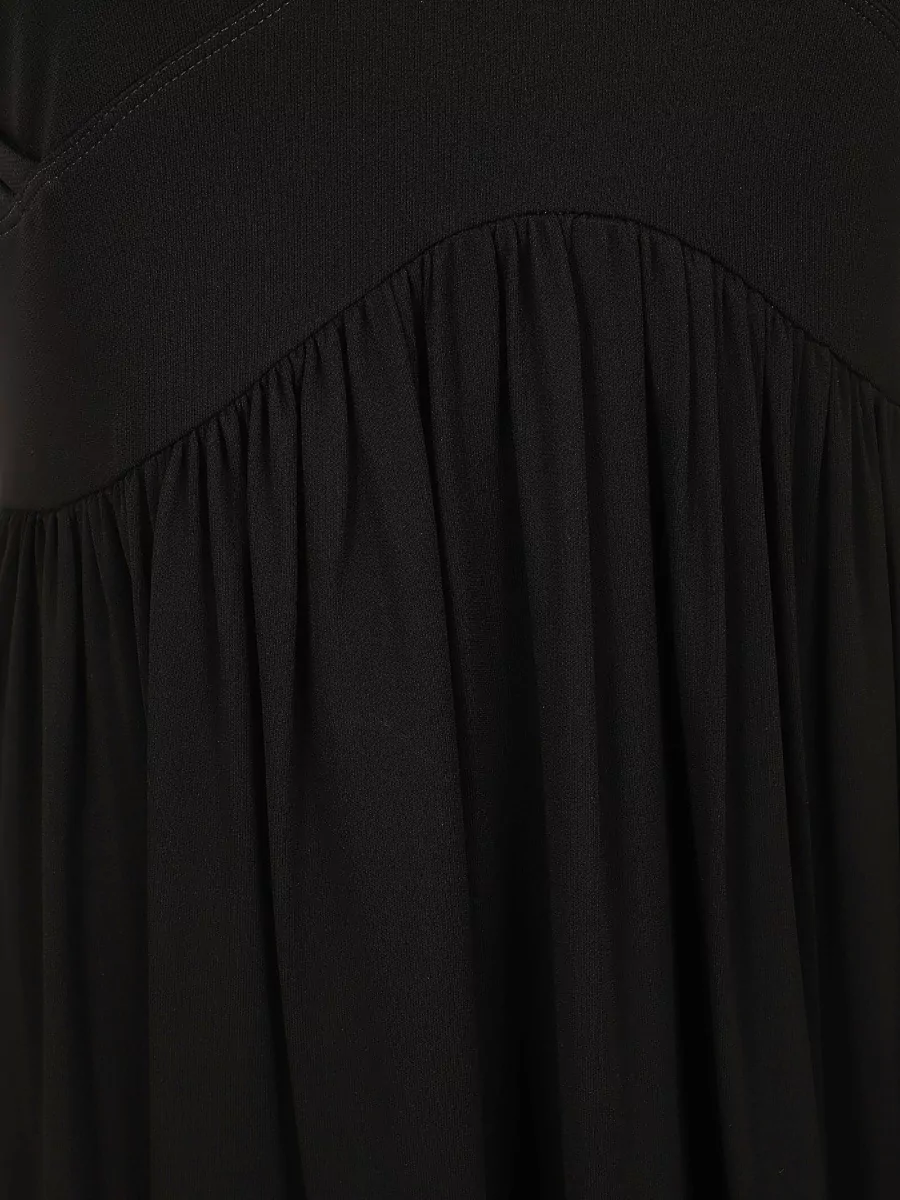 S Max Mara Cutout Jersey Midi Dress