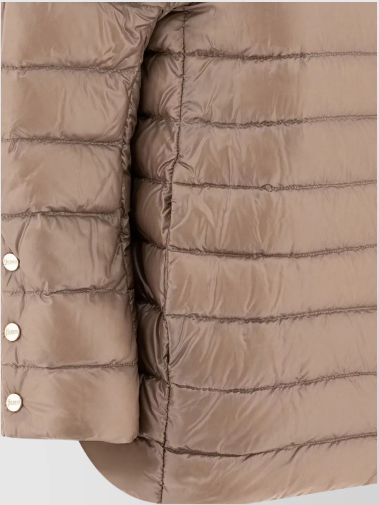 Herno Collar Longline Silhouette Lightweight Quilted Design