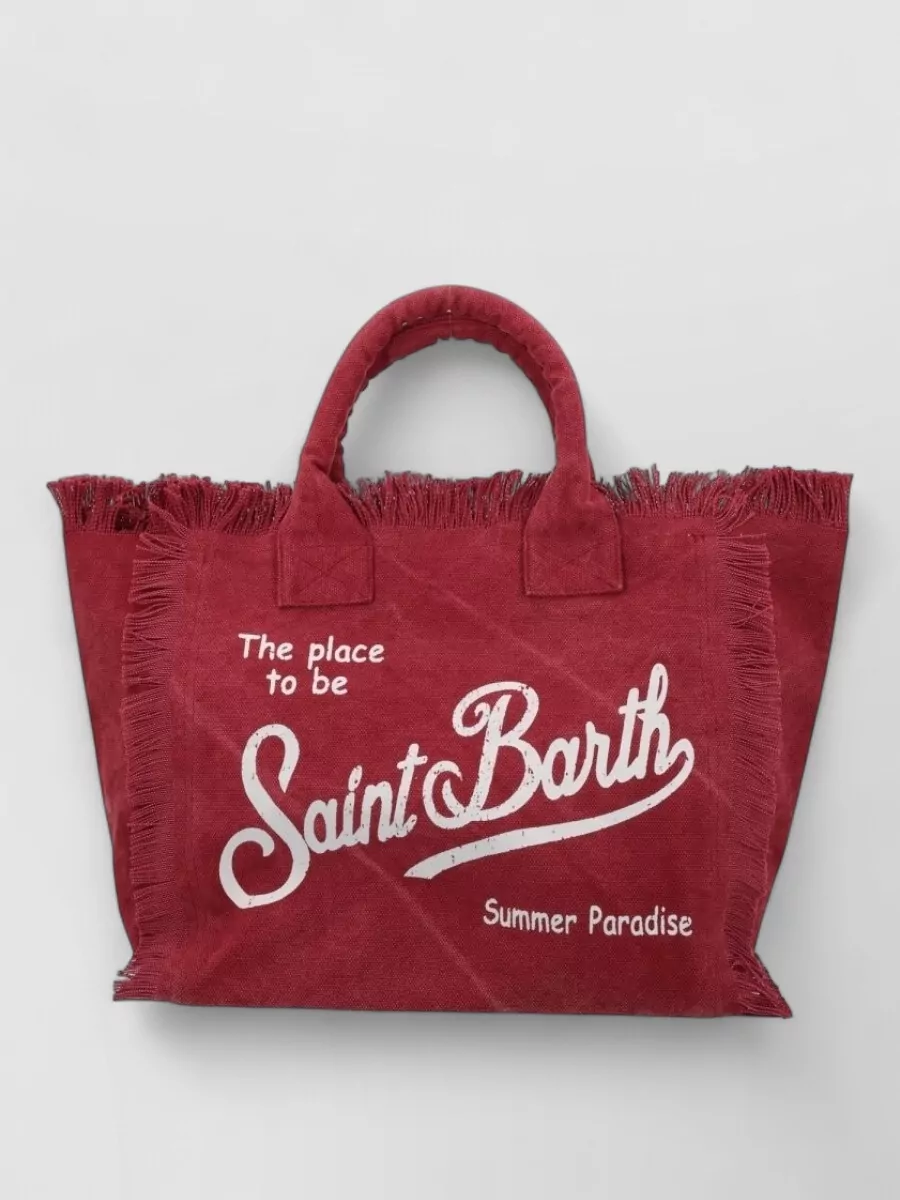 Mc2 Saint Barth Canvas Beach Bag
