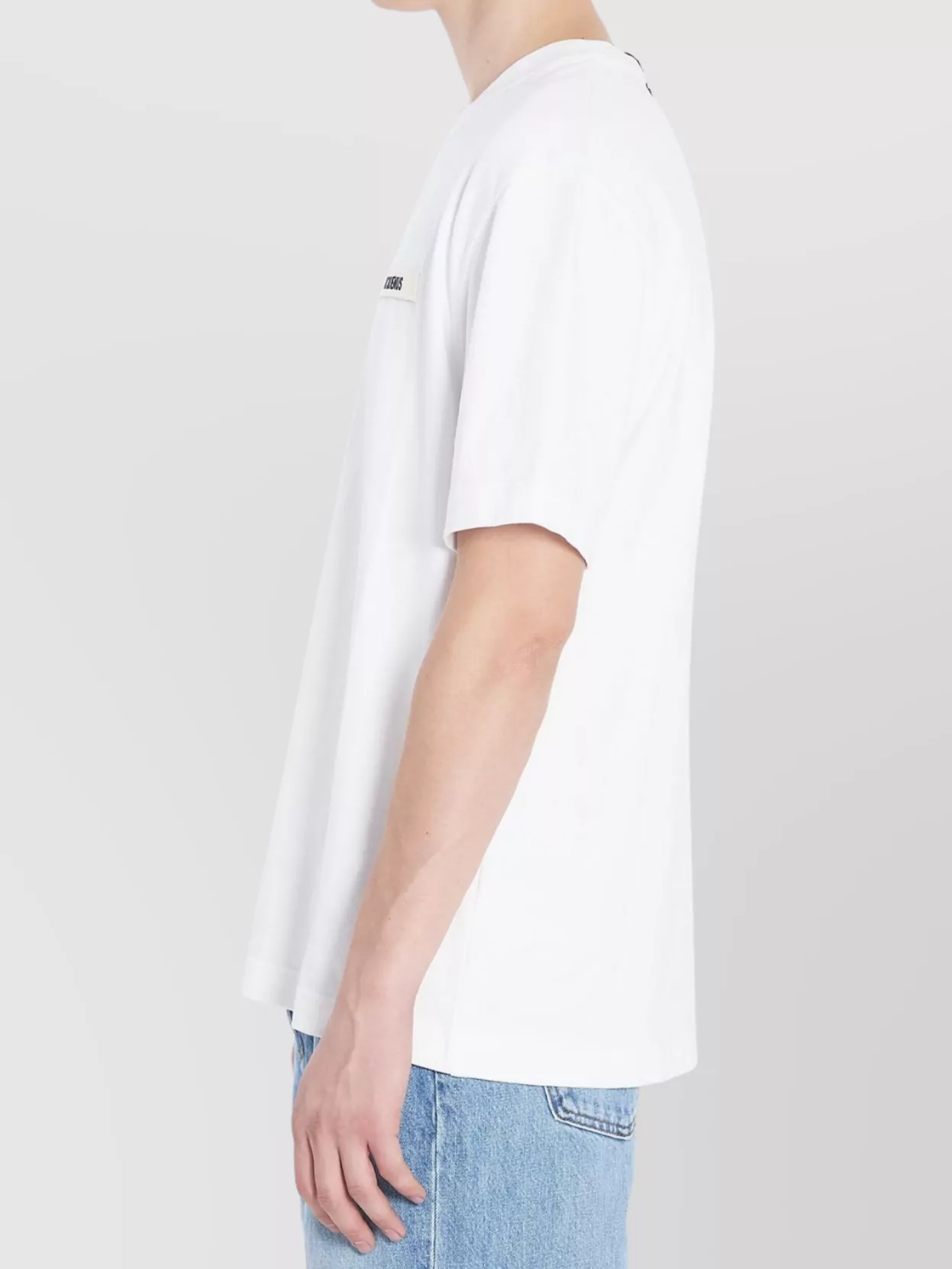 Jacquemus Lightweight Organic Cotton Crewneck T-shirt In White