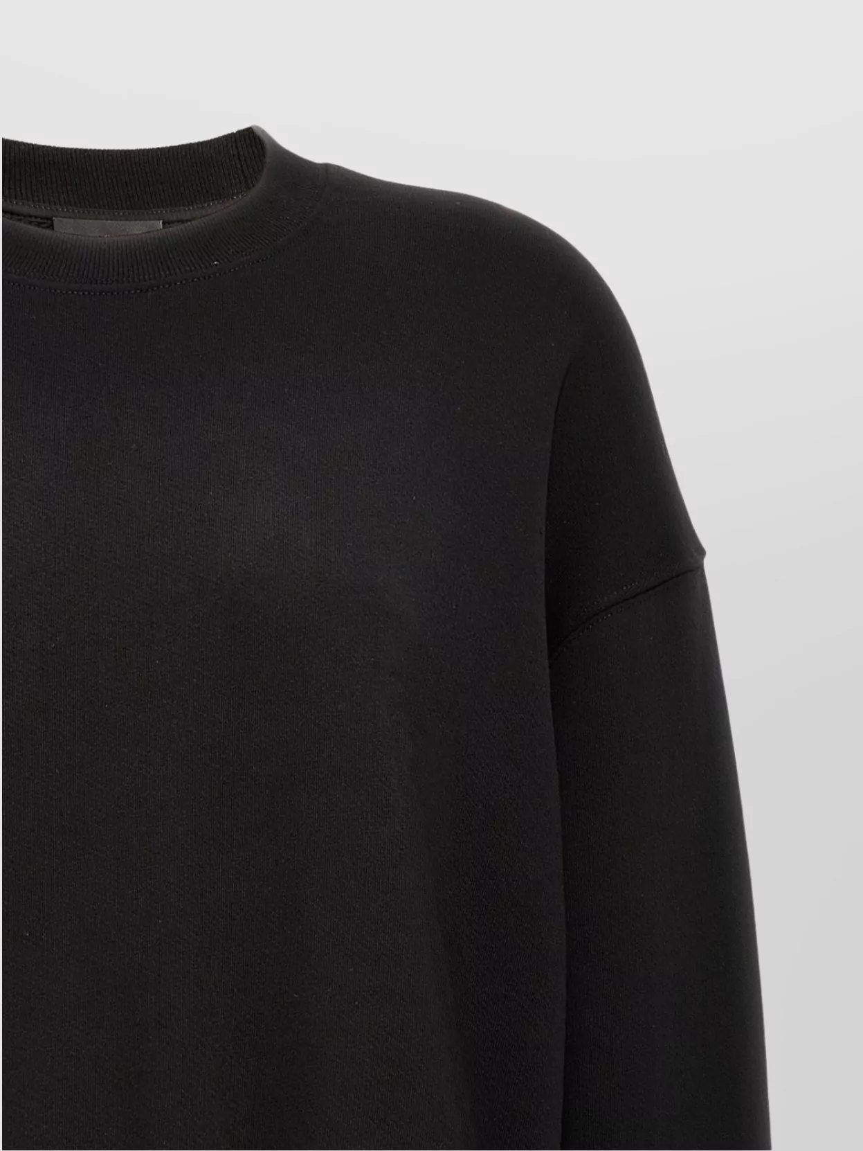 Wardrobe.nyc Crew Neck Sweatshirt Ribbed Cuffs