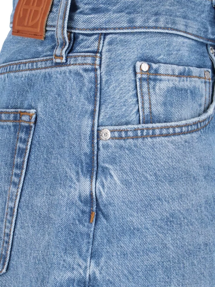 Anine Bing Straight Cotton Knee-Length Shorts