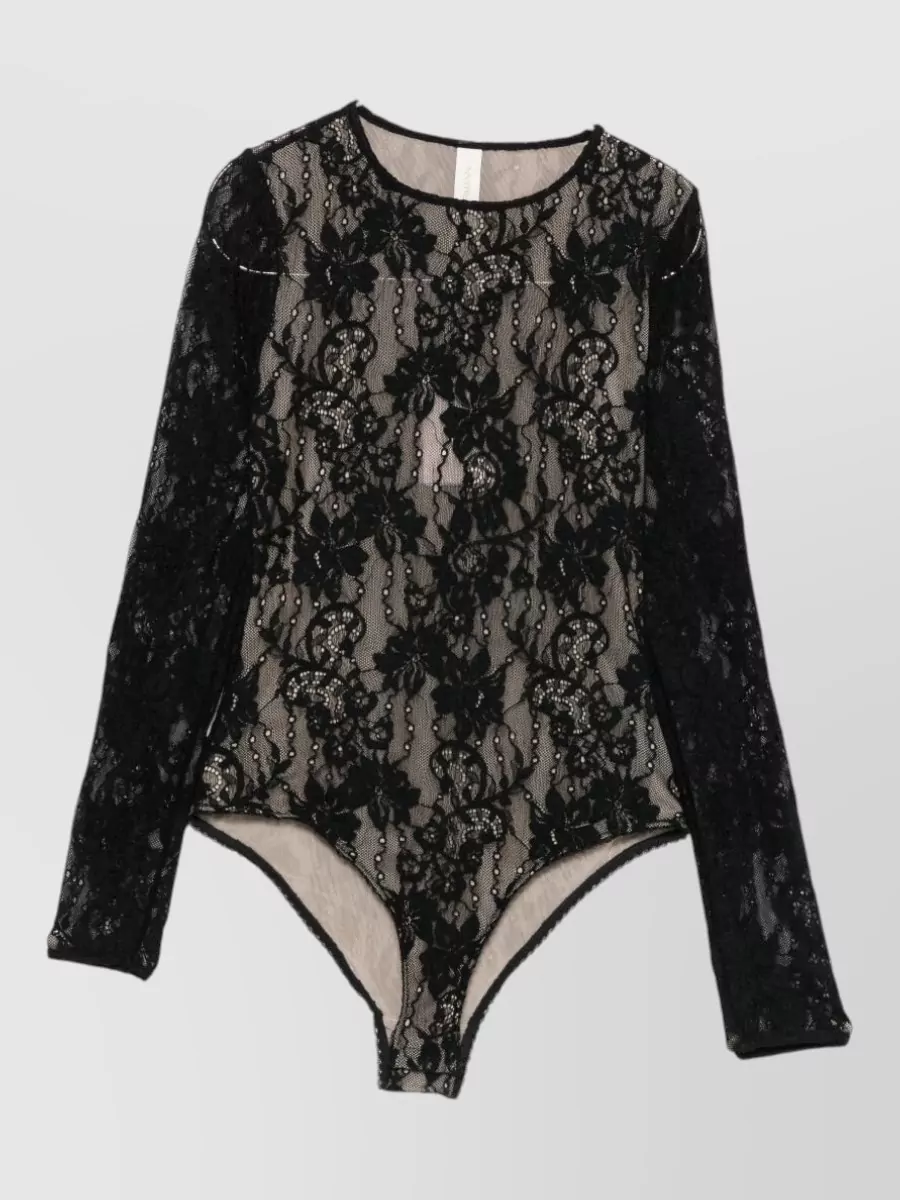 Zimmermann lace long-sleeve bodysuit