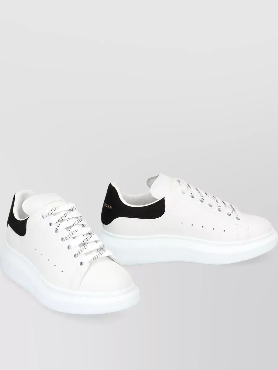 Mc Queen Leather chunky sneakers