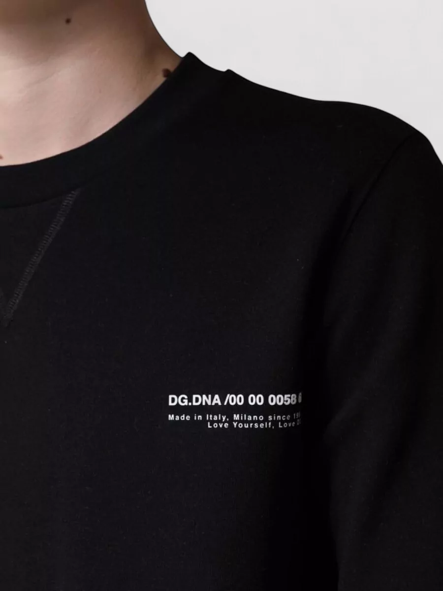 Dolce&Gabbana Logo Print Crewneck Sweatshirt