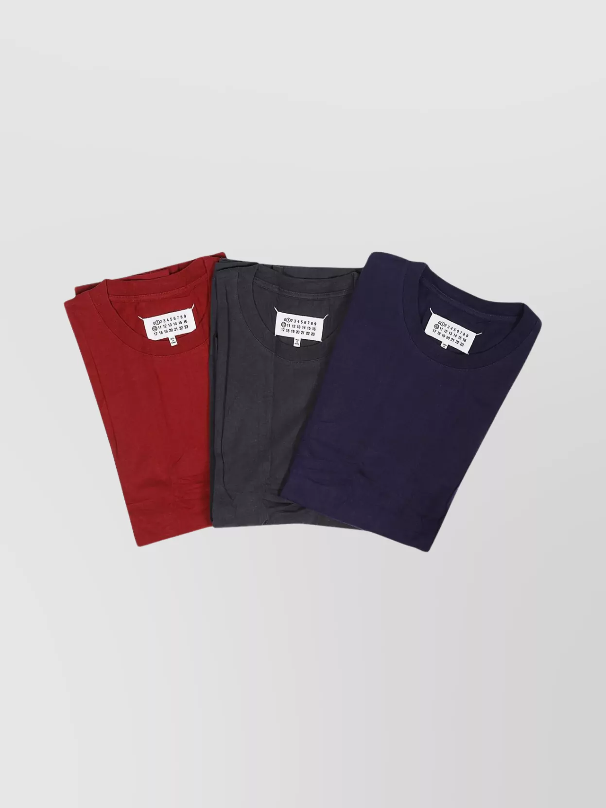 Maison Margiela Short Sleeve Crew Neck Cotton T-Shirt