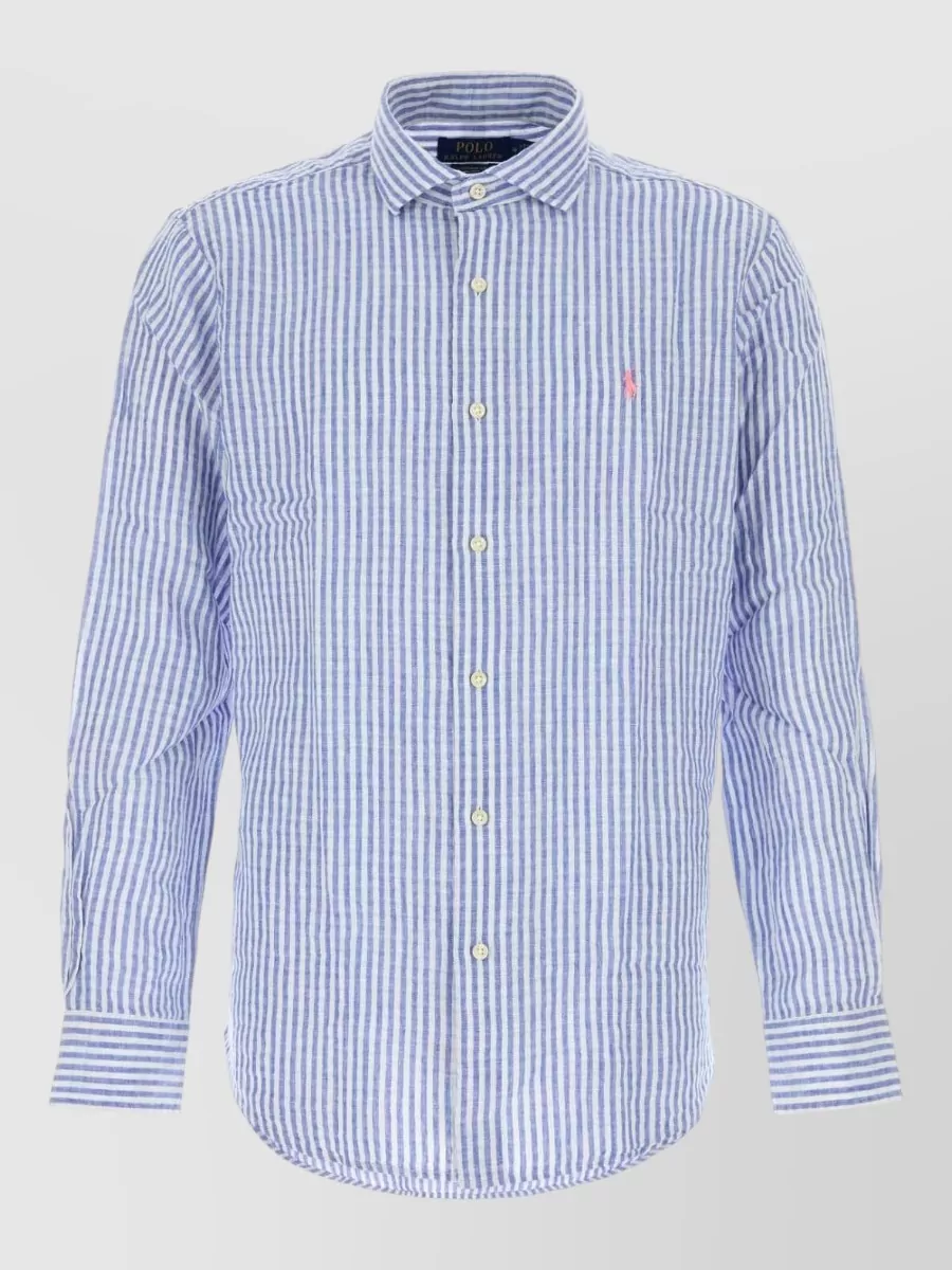 Polo Ralph Lauren striped linen-blend shirt