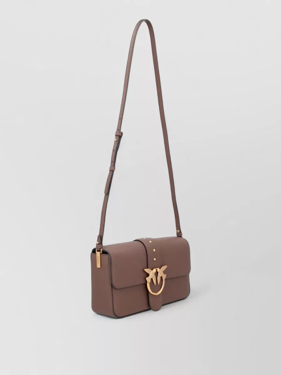 Pinko Love Bag Medium Leather Cross-Body Bag