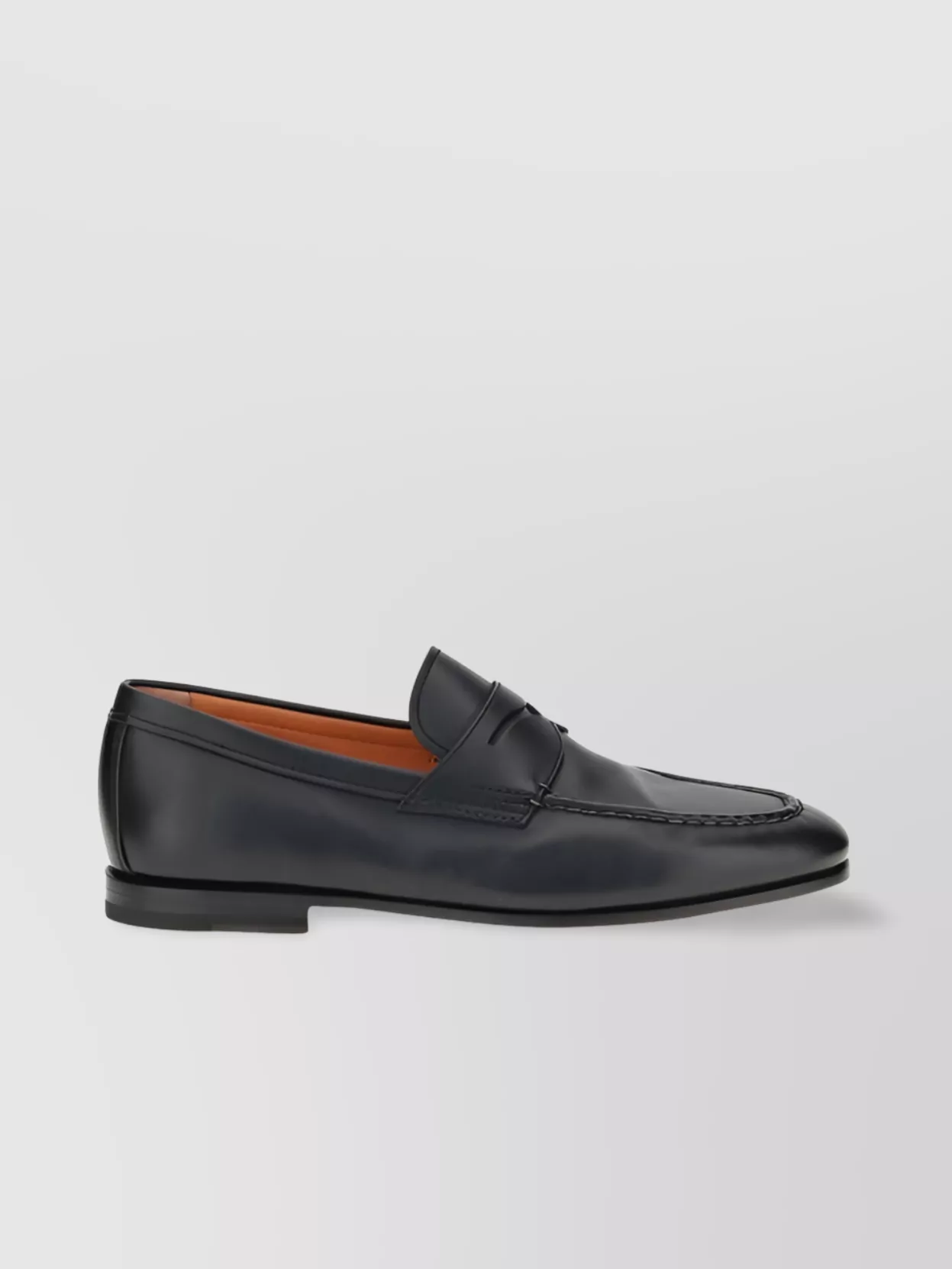 Santoni Handcrafted Leather Loafers Goodyear Construction