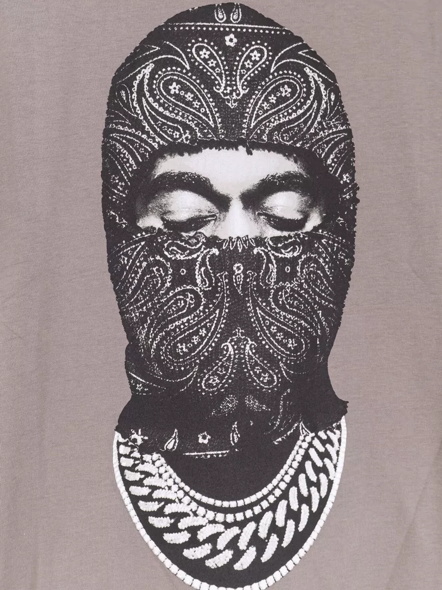 Ih Nom Uh Nit Graphic Crew-Neck T-Shirt Paisley Mask