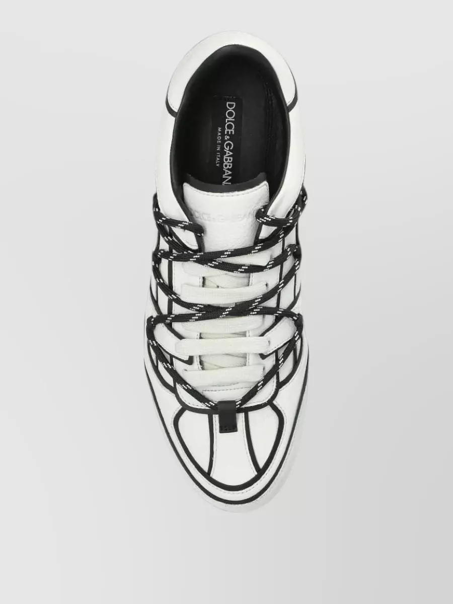 Dolce&Gabbana Leather Low-Top Sneakers