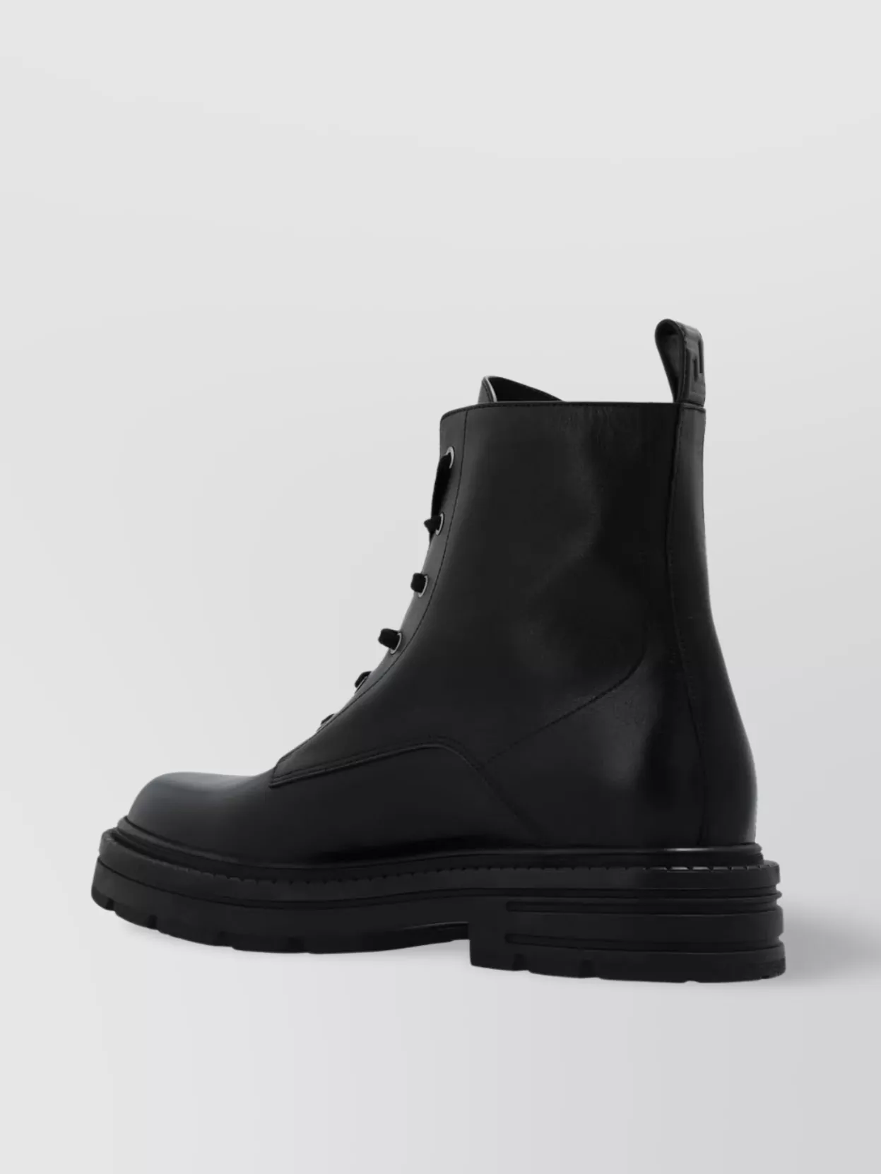 Versace Chunky Sole Ankle-High Boots With Round Toe