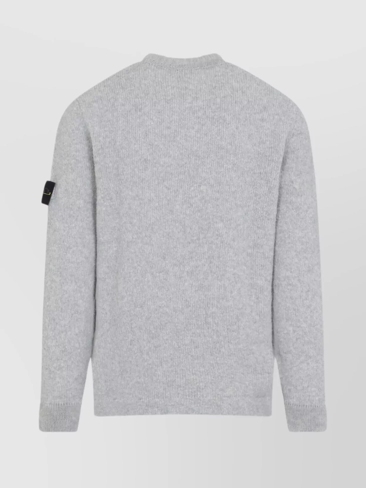 Stone Island 5100056 Lambswool Sweater In Gray