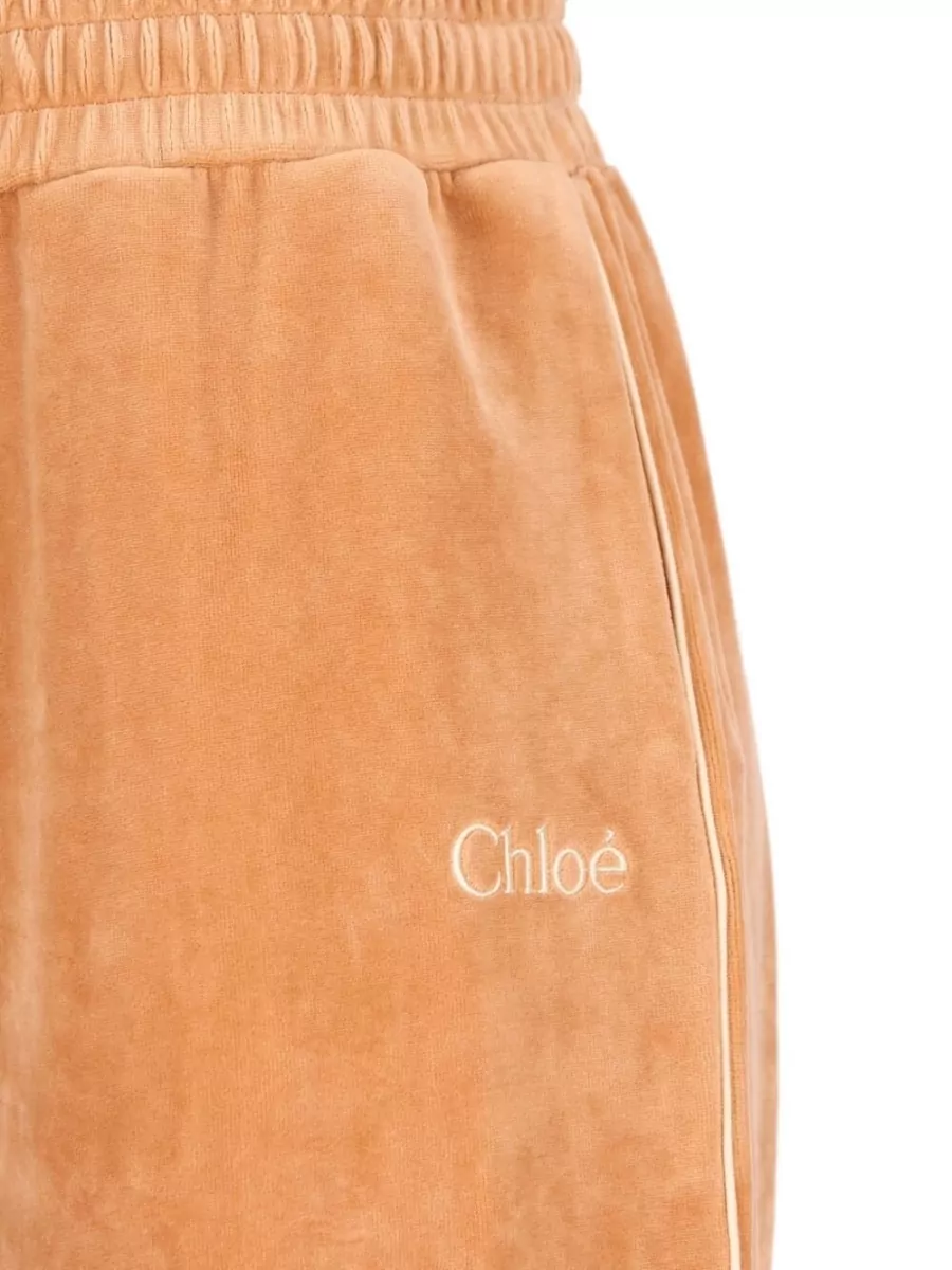 Chloé Velvet Straight Joggers