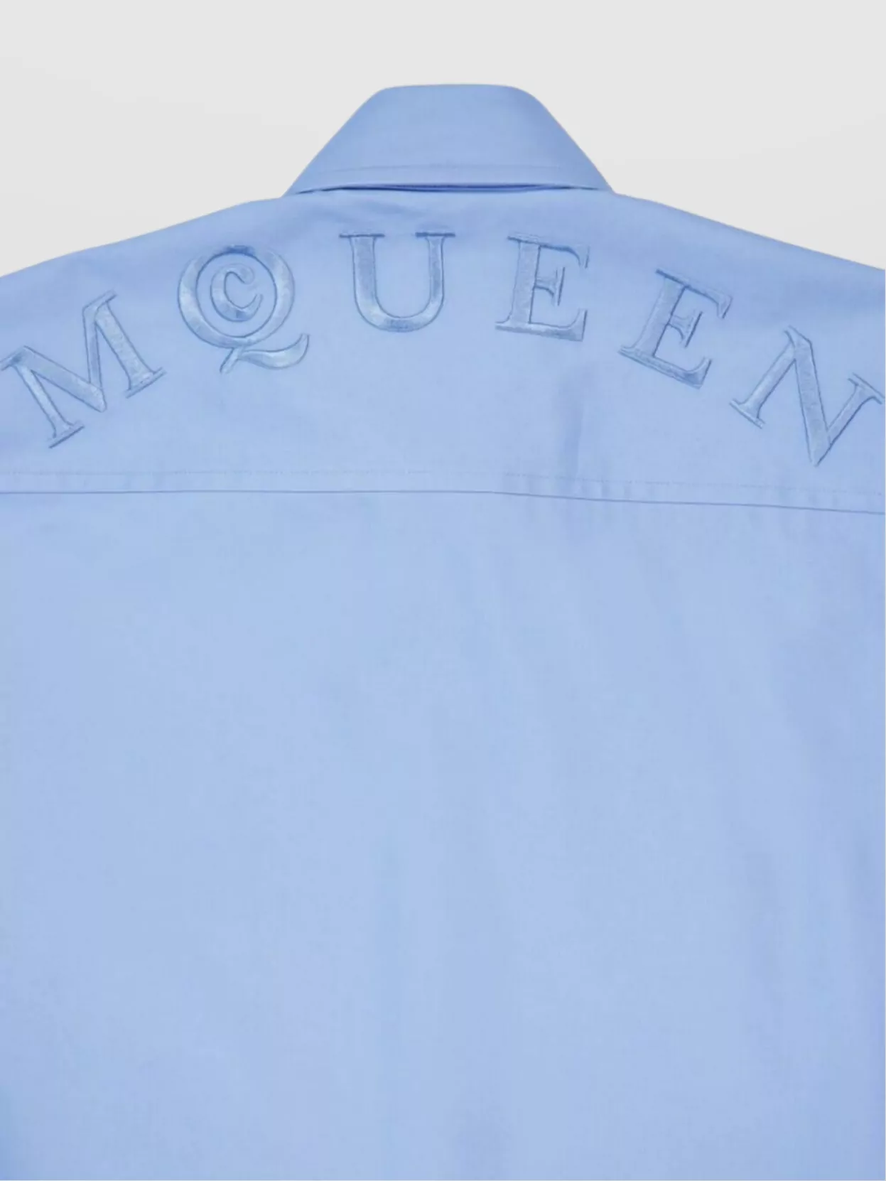Alexander Mcqueen Casual Shirt With Embroidered Detail And Epaulettes
