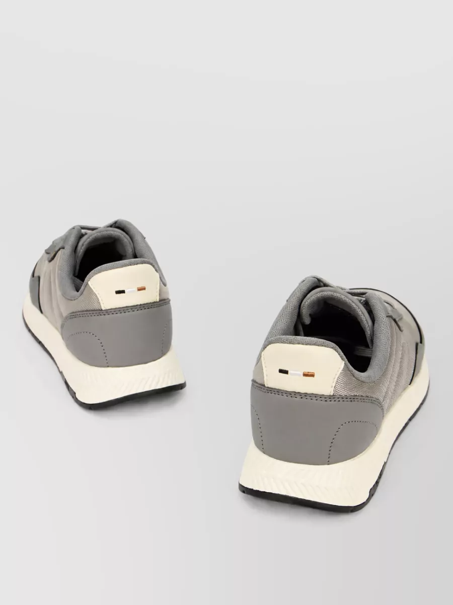Boss Leather Low-Top Sneakers