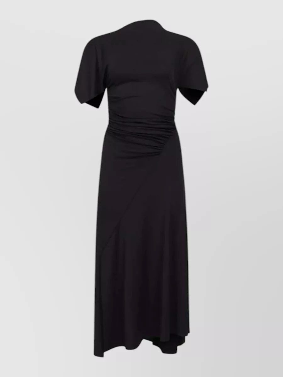 Victoria Beckham draped asymmetric midi dress
