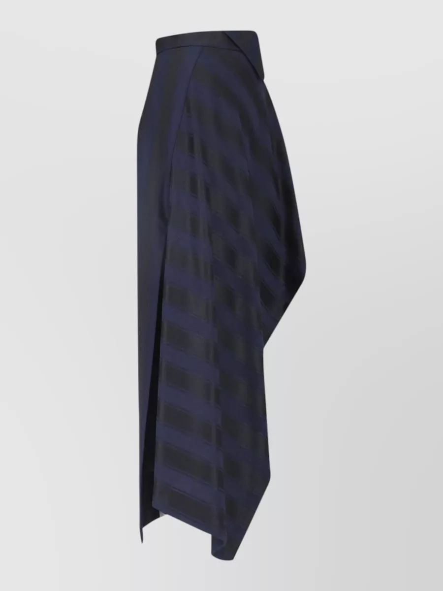 Vivienne Westwood Virgin Wool Midi Asymmetric Skirt