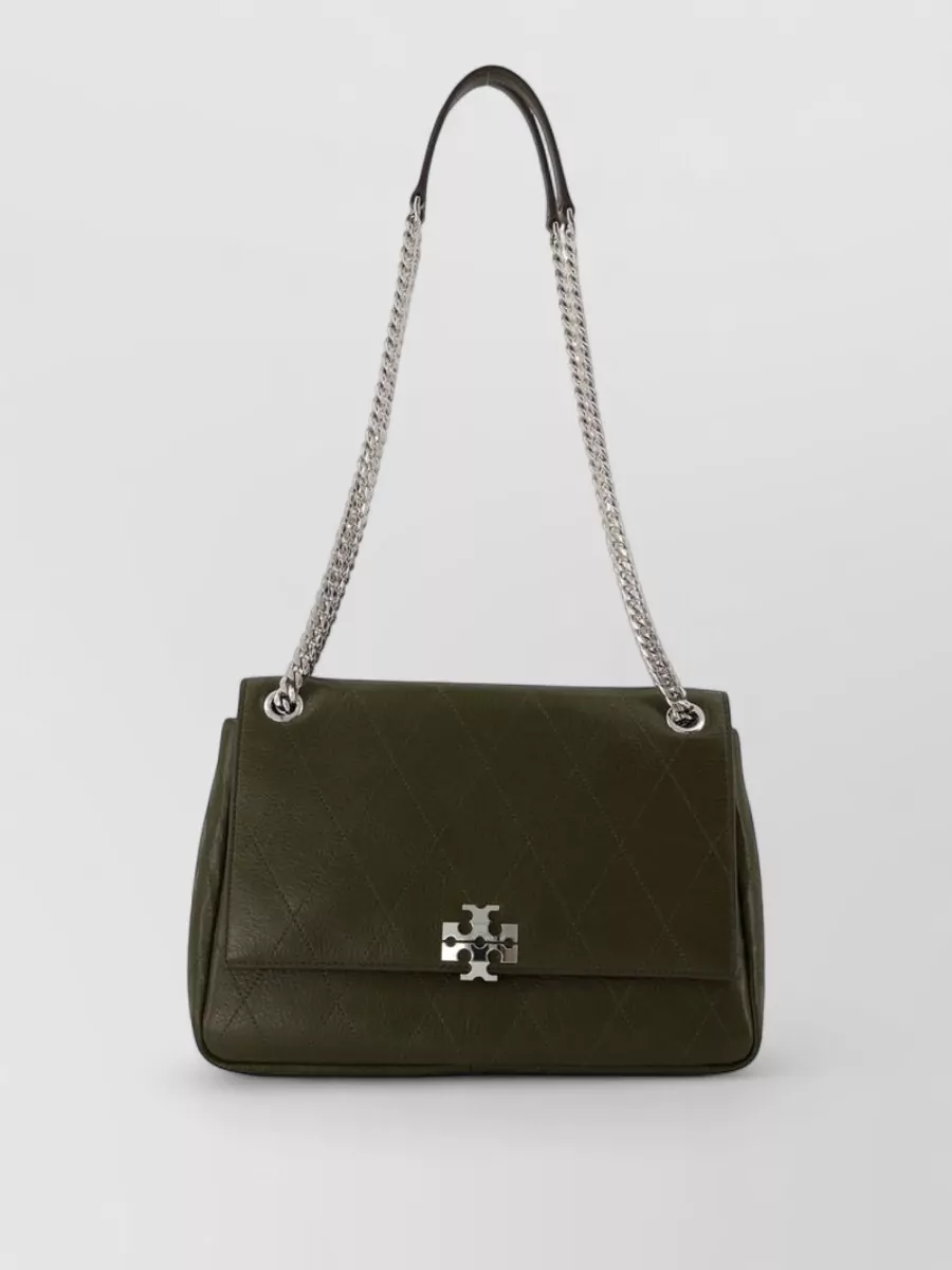 Tory Burch eleanor leather clutch bag