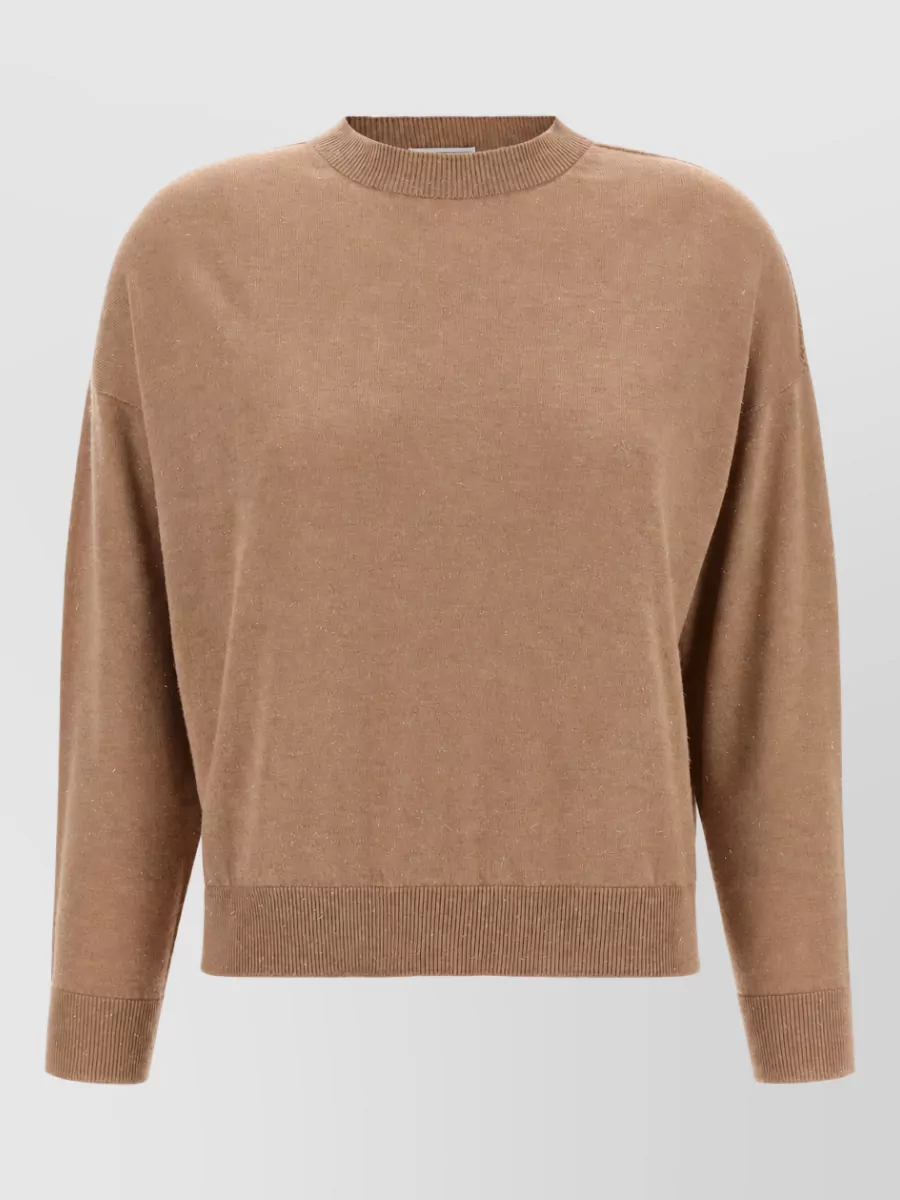 Peserico lurex wool sweater