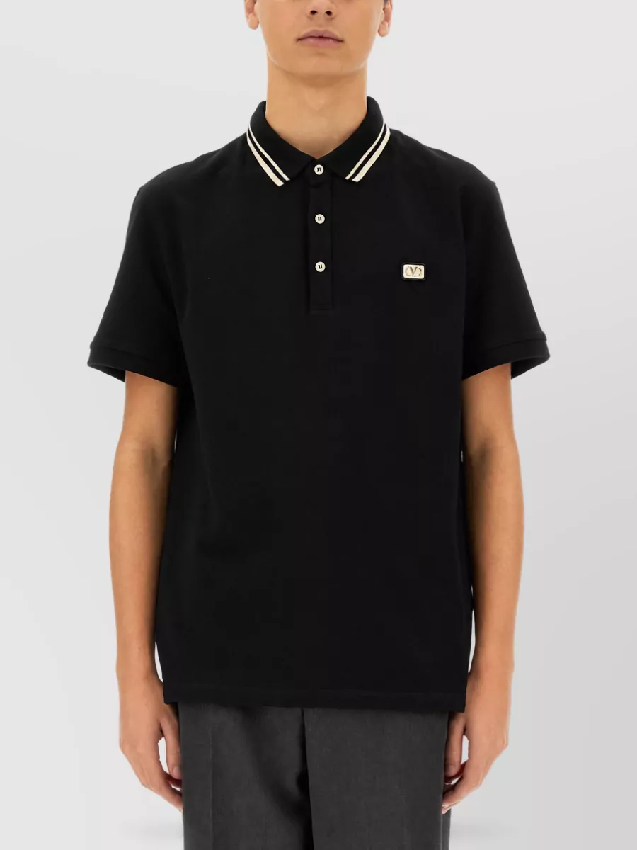 Valentino Piqué Polo Shirt
