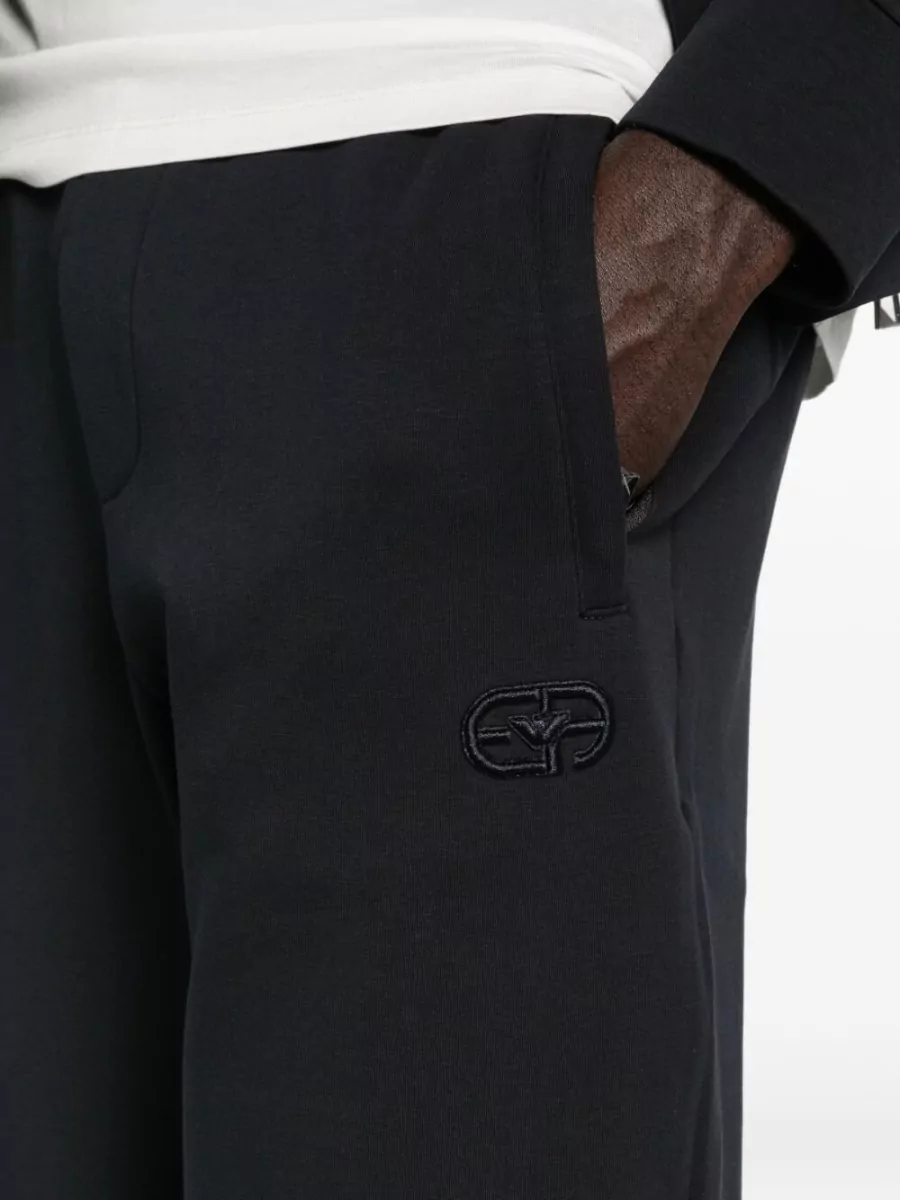 Emporio Armani Logo Cotton Track Pants