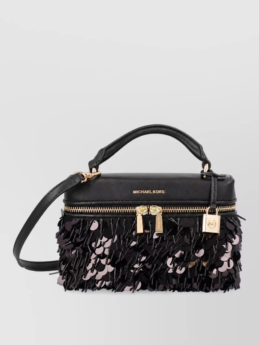 Michael Kors extra small sequin clutch bag