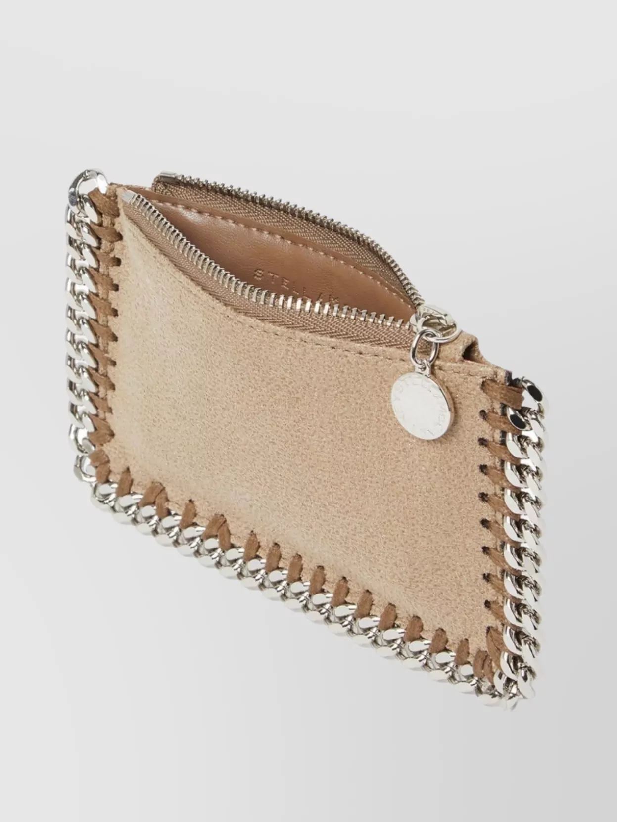 Stella Mccartney Metallic Chain-link Faux Leather Purse