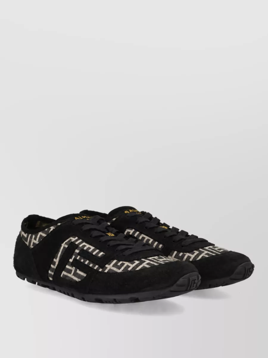 Balmain Leather Racer 45 Sneakers