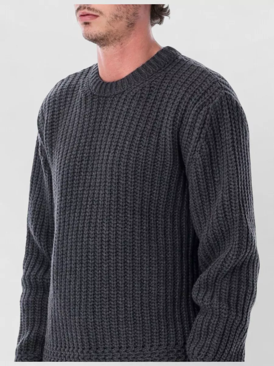 A.p.c. Recycled Wool Mixed Knit Crew Neck Jumper