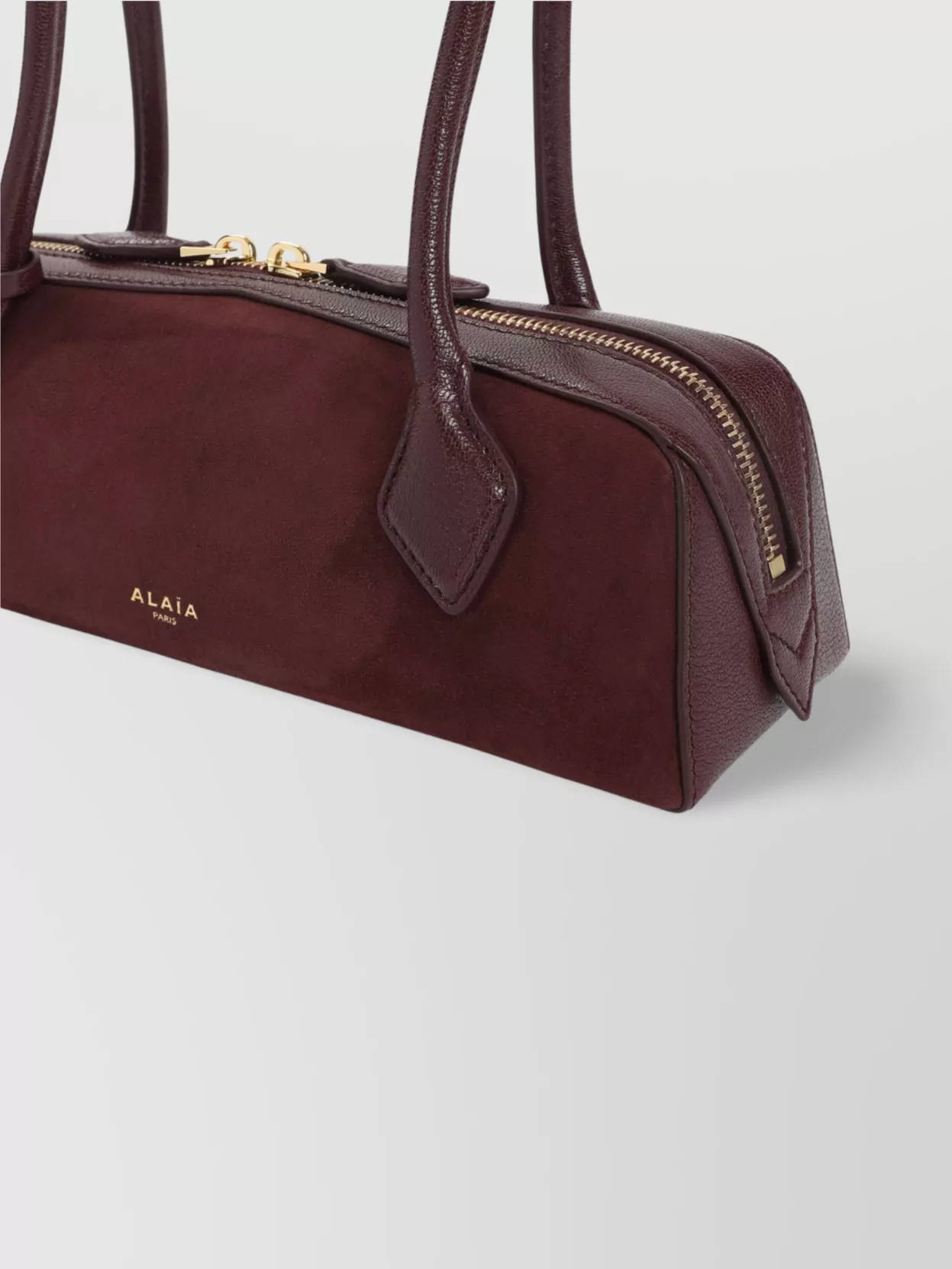 Alaïa Alaia Women Teckel Small Suede Shoulder Bag